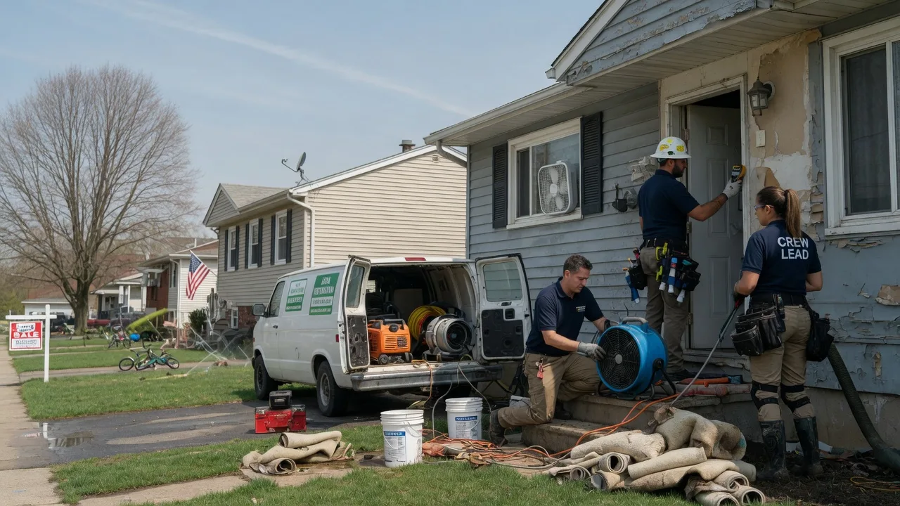 Flood Cleanup in Preston Park, PA near me